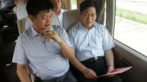 2012年6月省委***部常務(wù)副部長孟令峰一行蒞臨視察工作
